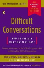 Difficult Conversations: How to Discuss What Matters Most – Paperback – GOOD