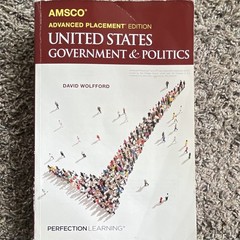 AMSCO AP Edition United States Government & Politics Textbook by David Wolfford