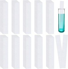 500 Pcs 6.3 x 0.79 In Chromatography Paper Strip, Experiments Filter Paper for P