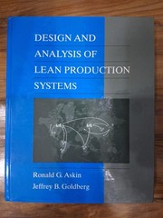 Design and Analysis of Lean – Paperback, by Askin Ronald G.; – Very Good