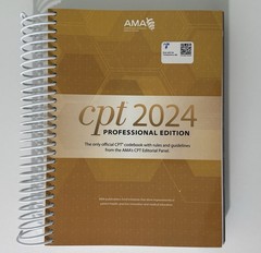 AMA CPT 2024 Spiral Medical Coding Official Codebook