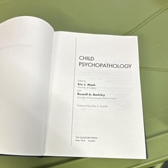The Guilford Press Child Psychopathology Mash & Barkley Hardcover Textbook