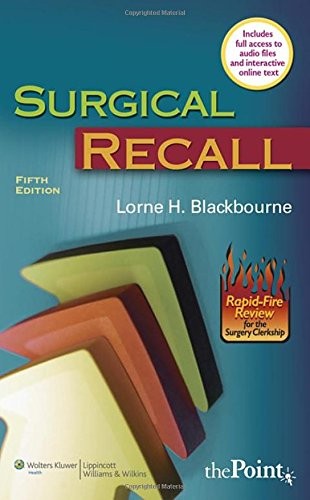 Surgical Recall (Recall Series), Lorne H Blackbourne