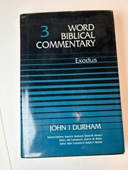 Word Biblical Commentary Exodus John I. Durham Hardcover Religion English
