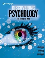 Discovering Psychology: – Paperback, by Cacioppo John; Freberg – Acceptable n