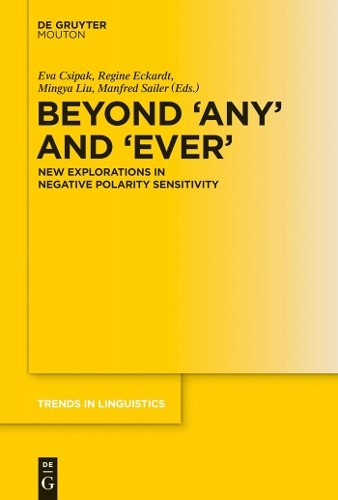 Eva Csipak Beyond ‘Any’ and ‘Ever’ (Hardback)