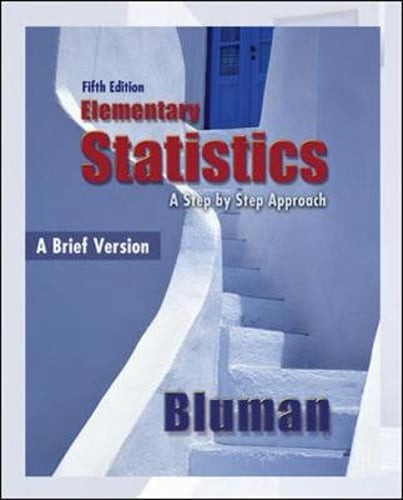 Elementary Statistics: A Brief Version by Professor Bluman, Allan G: Used