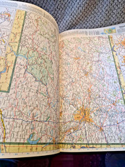 Rand McNally Large Scale Road Atlas 1985?