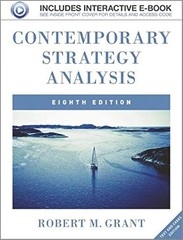 Contemporary Strategy Analysis: Text and Cases – paperback Grant, Robert M.