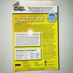 Educator’s Choice Phonics Reading Writing Excelerator 2001 CD-ROM Big Box 4 Disc