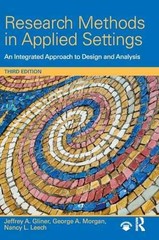 Research Methods in Applied – Hardcover, by Gliner Jeffrey A.; – Very Good
