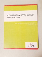 ATI Content Mastery Series Review Modules 2019 Set 9 Books Study Test RN Nursing