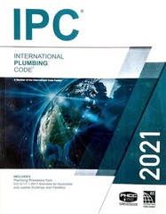 IPC 2021 International Plumbing Code IPC Trade Paperback ISBN 9781609839628