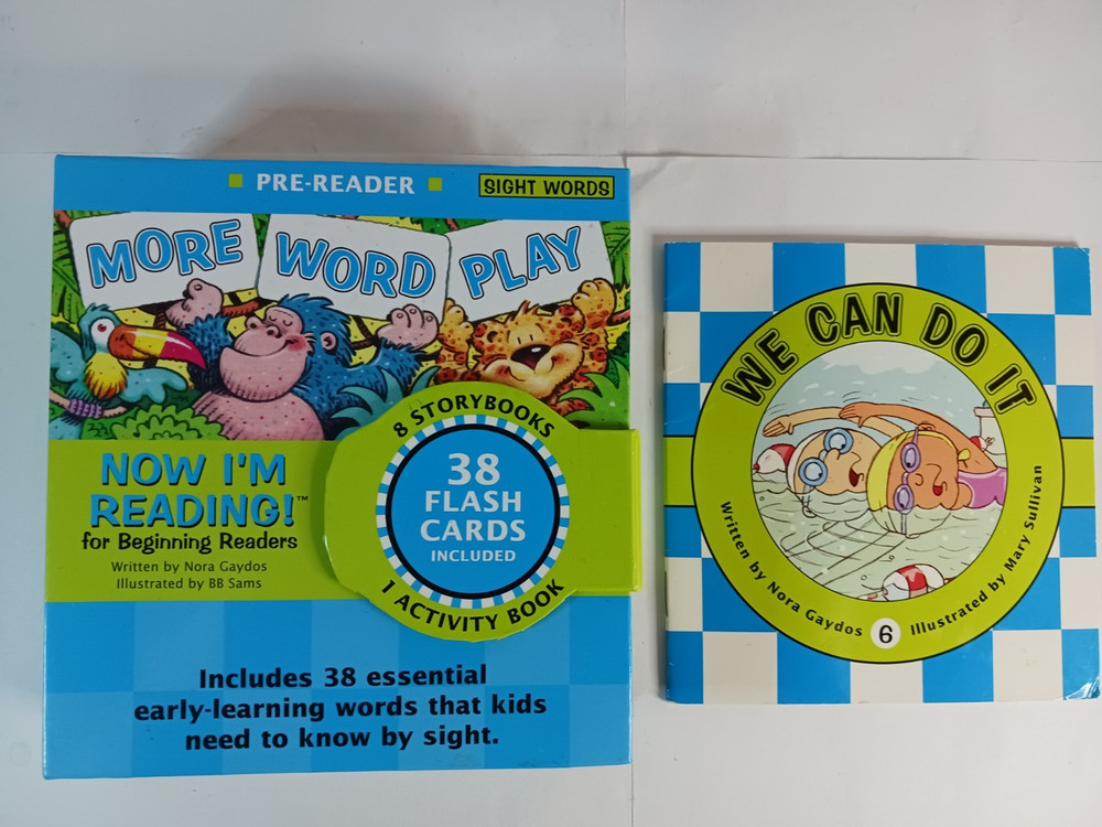 Now I’m Reading! Pre-Reader: MORE WORD PLAY Nora Gaydos 2016 + Extra Book