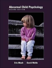 Abnormal Child Psychology (with InfoTrac) – Hardcover By Mash, Eric J – GOOD