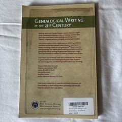 Genealogical Writing in the 21st Century: A Guide to Register Style and More by