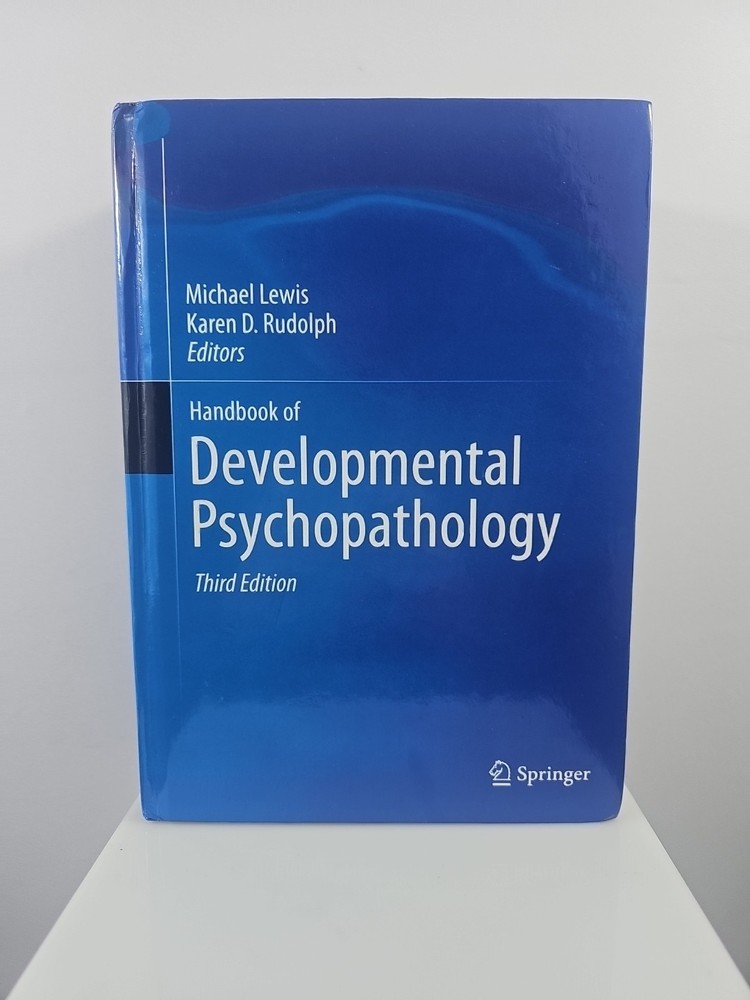 Handbook of Developmental Psychopathology – Third Edition – Unread- See Photos