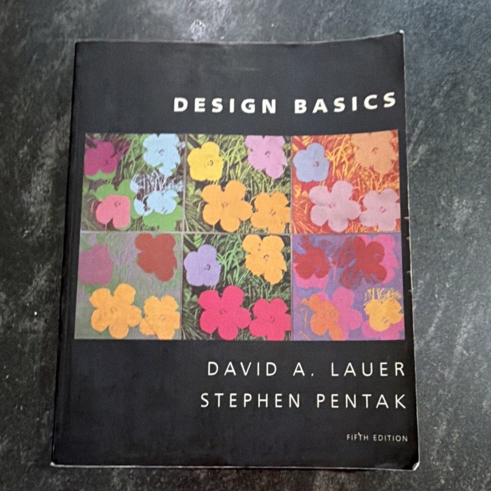 Design Basics Fifth Edition David A. Lauer Stephen Pentak Wadsworth Paperback