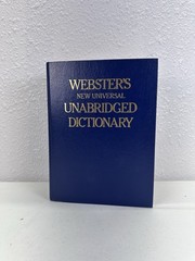 1979 Webster’s New Universal Unabridged Dictionary Deluxe 2ND Ed. Simon Schuster