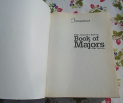 The College Board Book of Majors FIRST EDITION PAPERBACK
