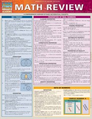 Math Review (Quick Study: Academic) – Cards By BarCharts, Inc. – VERY GOOD