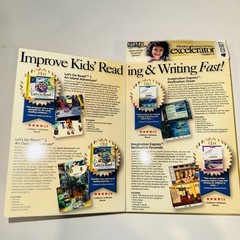 Educator’s Choice Phonics Reading Writing Excelerator 2001 CD-ROM Big Box 4 Disc