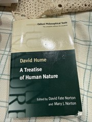 Oxford Philosophical Texts: Treatise of Human Nature by David Hume (Paperback)