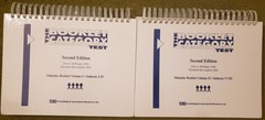 Booklet Category Test- Second Edition. Complete (both Volumes I & II)