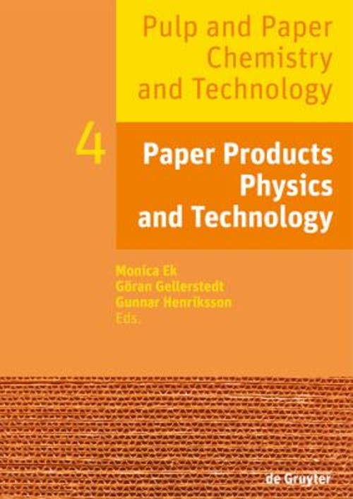 Paper Products Physics and Technology Hardcover