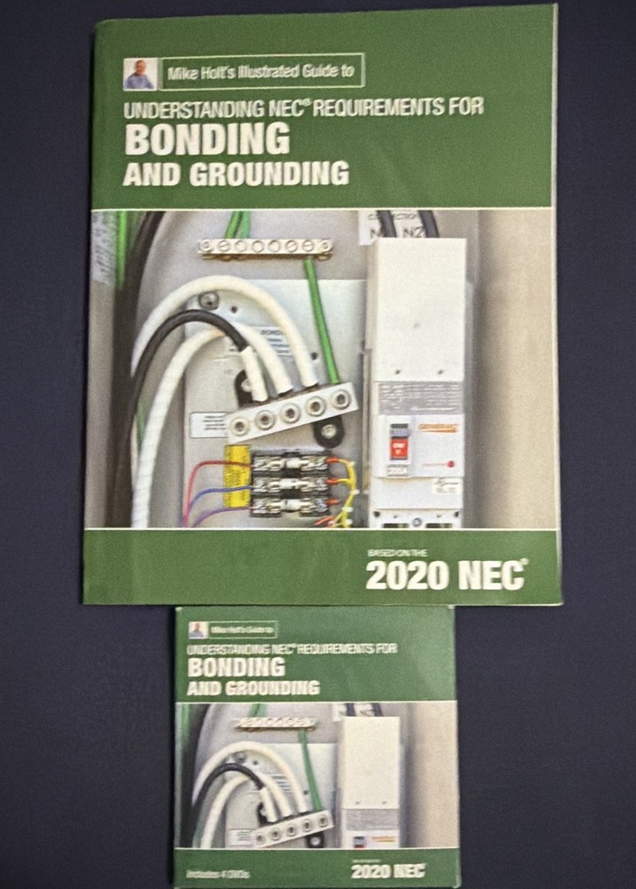 Mike Holt Illustrated Guide to NEC Bonding & Grounding 2020 Book + 4 DVDs