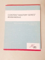 ATI Content Mastery Series Review Modules 2019 Set 9 Books Study Test RN Nursing