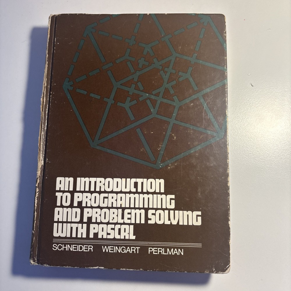 An Introduction To Programming And Problem Solving With Pascal HD 1978 Book