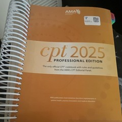 American Medical Association CPT 2025 Professional Edition Spiral Bound Codebook