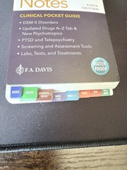 Psych Notes : Clinical Pocket Guide by Darlene D. Pedersen (2021, Spiral)