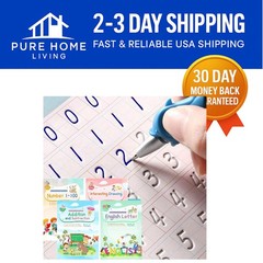 Children’s Reusable Writing Practice Copybooks – Featuring Magic Ink & Templates