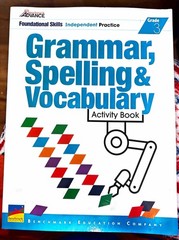 Benchmark Advance ,Grammar ,Spelling ,Vocabulary Activity Book Grade 3 ,Foun…