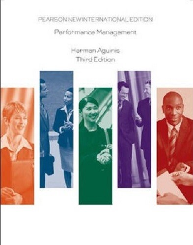 Performance Management 3e by Herman Aguinis International Edition softcover