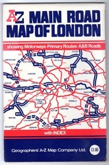 M25 Main Road London by Geographers’ A-Z Map Company Sheet map, folded Book The