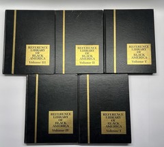Afro-American Press Reference Library of Black America Volumes I-5 Hardcover Set