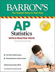 AP Statistics : With 6 Practice Tests Paperback Martin Sternstein