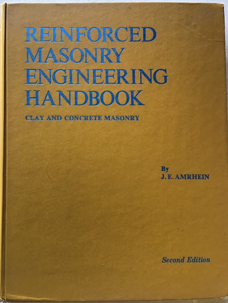 Reinforced Masonry Engineering Handbook Amrheon Second Edition