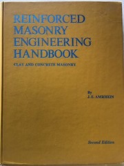 Reinforced Masonry Engineering Handbook Amrheon Second Edition