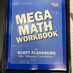 Mega Math Cassettes VHS Workbook Scott Flansburg & Kevin Trudeau Box Set M1