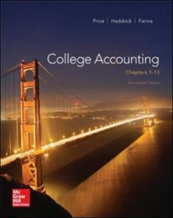 College Accounting (Chapters 1-13) by John Ellis Price, Michael Farina and M….