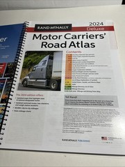 Rand McNally 2024 Deluxe Motor Carriers’ Road Atlas: United States Canada Mexico
