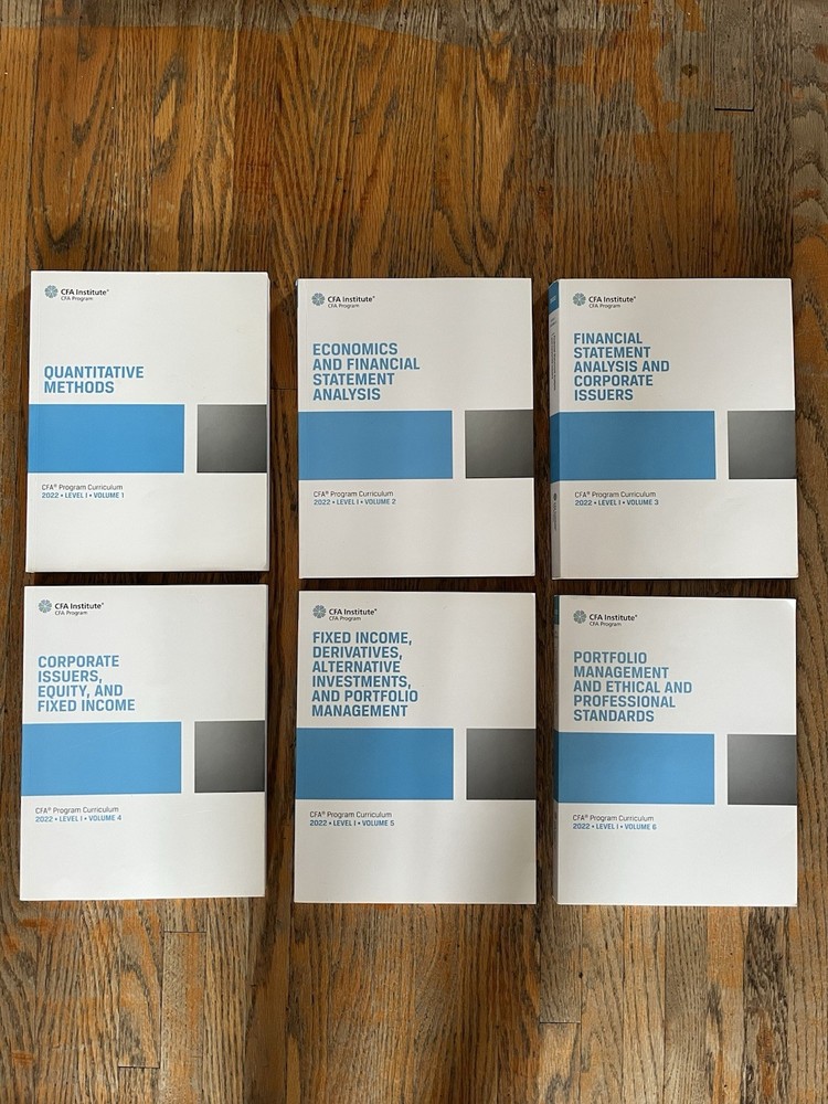 CFA Institute 2022 Level 1 Volume 1-6 Set