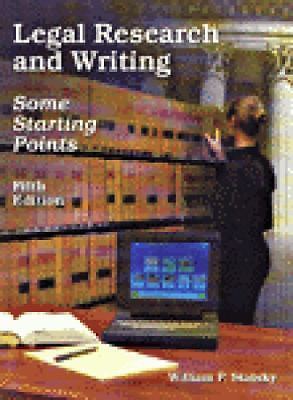 Legal Research and Writing by Statsky, William P.