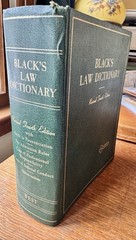 1968 Black’s Law Dictionary Revised 4th Edition Hardcover West Publishing