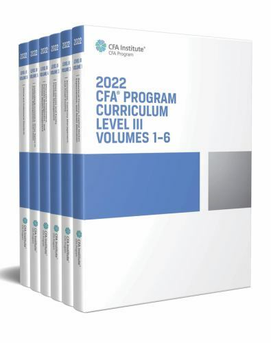 2022 CFA Program Curriculum Level III Box Set by CFA Institute (2021, Trade Pape
