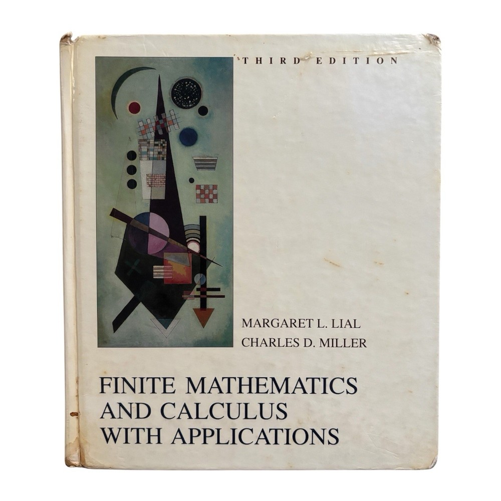 Finite Mathematics & Calculus with Applications (3rd Ed) – Lial & Miller